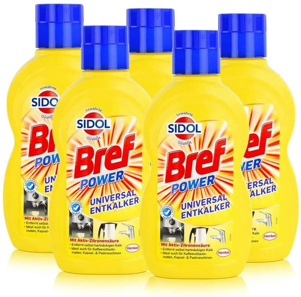 Bref Sidol Universal Entkalker Aktiv-Zitronensäure Sauberkeit 4x500 Ml Reiniger 4 Bref Sidol Universal Entkalker Aktiv-Zitronensäure Sauberkeit 4x500 Ml Reiniger - Image 2