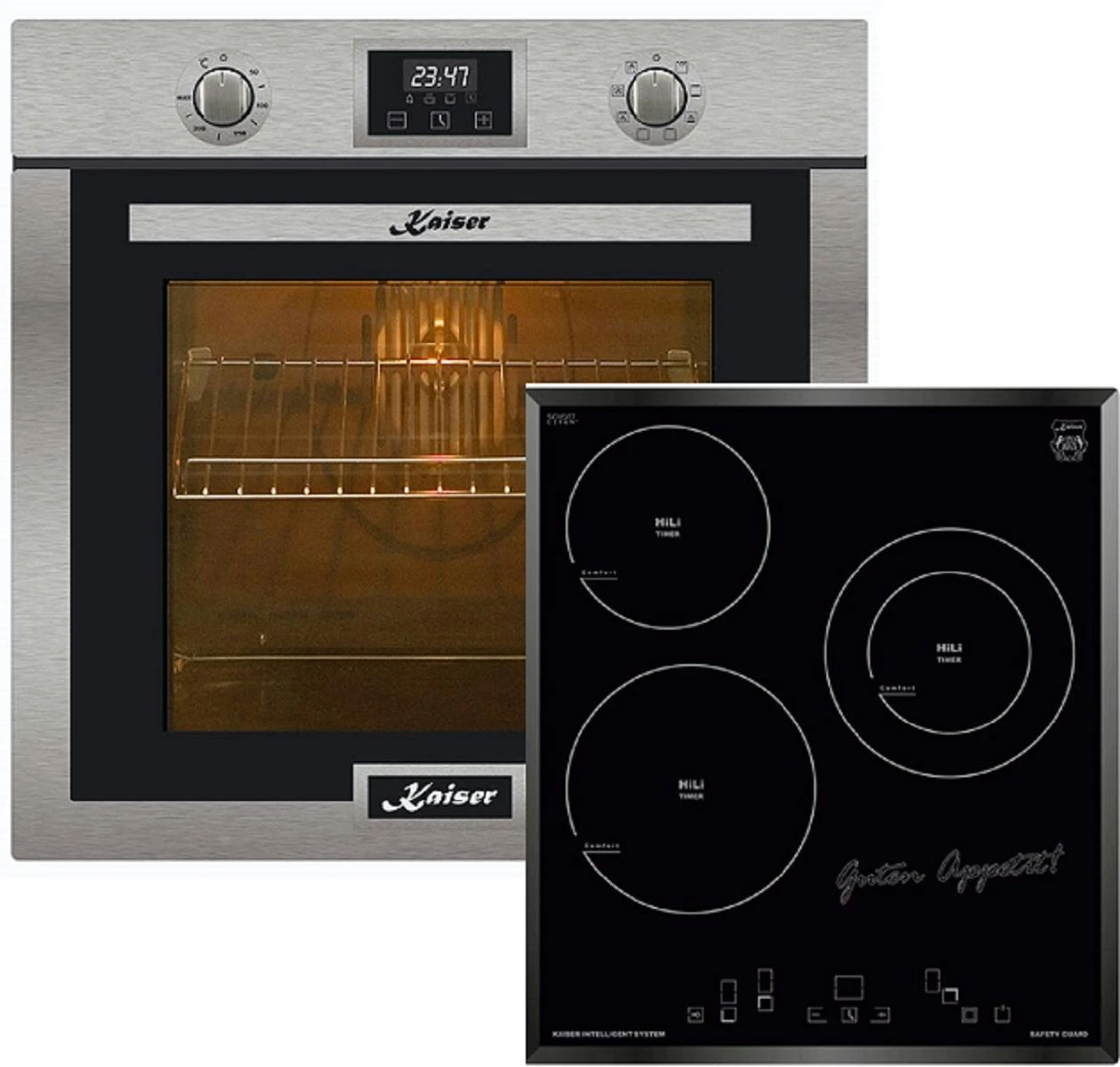 Gas Herdset Autark Einbau Gas Backofen + Bosch Gas Kochfeld Glas 7 Gas Herdset Autark Einbau Gas Backofen + Bosch Gas Kochfeld Glas - Image 5