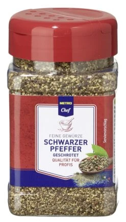 METRO Chef Pfeffer Schwarz Geschrotet (180 G) -Küche Produkte Geschäft 07513bcc 6ae0 429c a5ce a00cad657f3b
