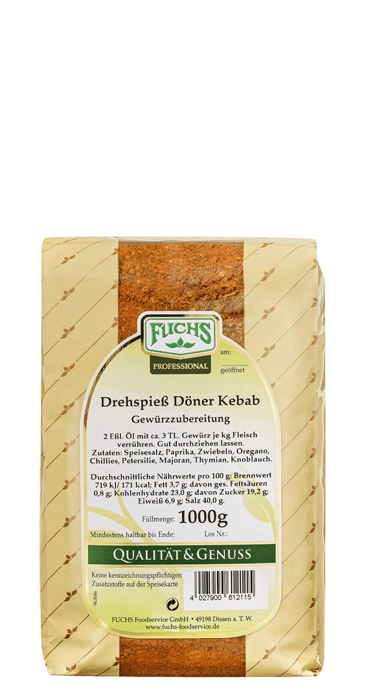 Fuchs Schaschlik Gewürzzubereitung (1kg) 6 Fuchs Schaschlik Gewürzzubereitung (1kg) - Image 4