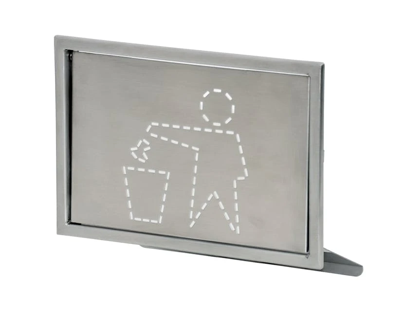 Müllklappe - EK22 Ohne Piktogramm Edelstahl 5 Müllklappe - EK22 Ohne Piktogramm Edelstahl - Image 3