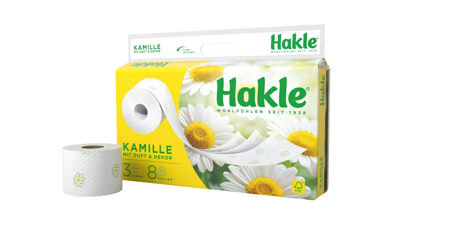 Hakle Toilettenpapier Kamille (3-lagig, 16 Rollen) 5 Hakle Toilettenpapier Kamille (3-lagig, 16 Rollen) - Image 3