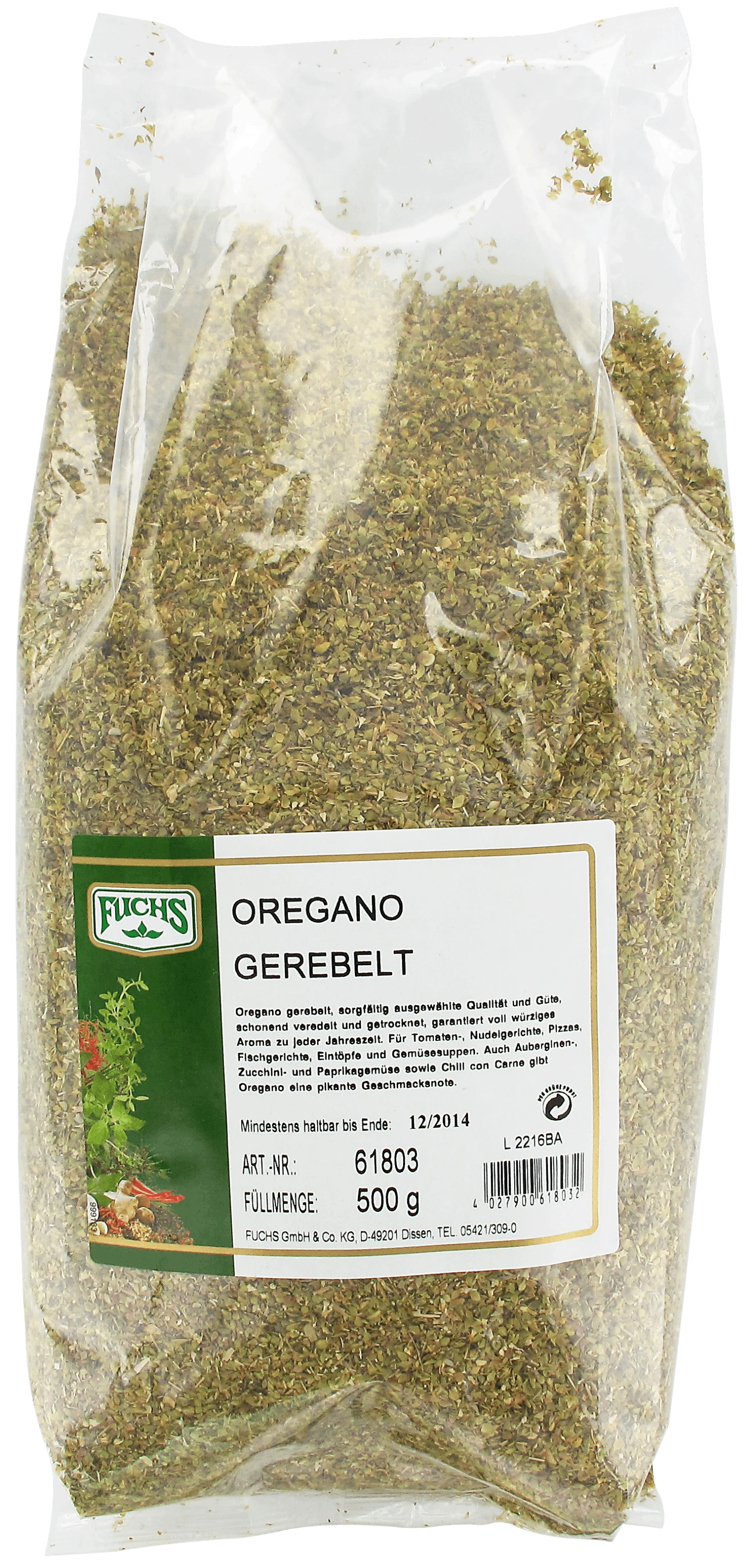 Fuchs Oregano Gefriergetrocknet (70g) 5 Fuchs Oregano Gefriergetrocknet (70g) - Image 3