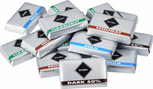 RIOBA Schokolade Swiss Choco Naps Mischung 200 Portionen X 5 G (1 Kg) 8 RIOBA Schokolade Swiss Choco Naps Mischung 200 Portionen X 5 G (1 Kg) - Image 6