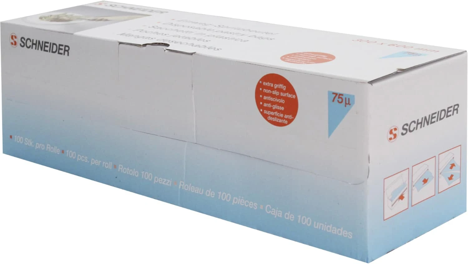 Schneider® Schneider - Einweg-Spritzbeutel, Geschlossene Spitze 300 X 160 Mm, 75 My, Gerollt. Farbe Blau 100 Stk./Box 7 Schneider® Schneider - Einweg-Spritzbeutel, Geschlossene Spitze 300 X 160 Mm, 75 My, Gerollt. Farbe Blau 100 Stk./Box - Image 5