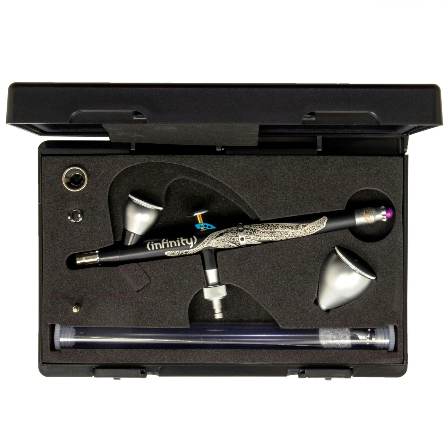 KYIV INFINITY Light 2in1 Fineline Luftkopf 0.2 & 0.4mm 2ml & 5ml Becher 119128 4 KYIV INFINITY Light 2in1 Fineline Luftkopf 0.2 & 0.4mm 2ml & 5ml Becher 119128 - Image 2