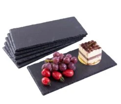 EGenuss 6er-Set Schieferplatten Dessertteller Sushi Geschirr Schwarz Teller Schiefer Serviertablett 30x15 Cm 14 EGenuss 6er-Set Schieferplatten Dessertteller Sushi Geschirr Schwarz Teller Schiefer Serviertablett 30x15 Cm -Küche Produkte Geschäft 1f5fb0b3 9071 4ac5 ae66 bfbf665df1e8