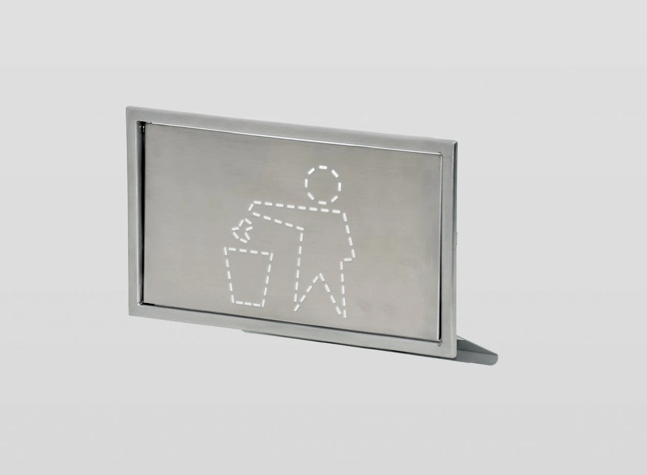 Müllklappe - EK22 Ohne Piktogramm Edelstahl 6 Müllklappe - EK22 Ohne Piktogramm Edelstahl - Image 4