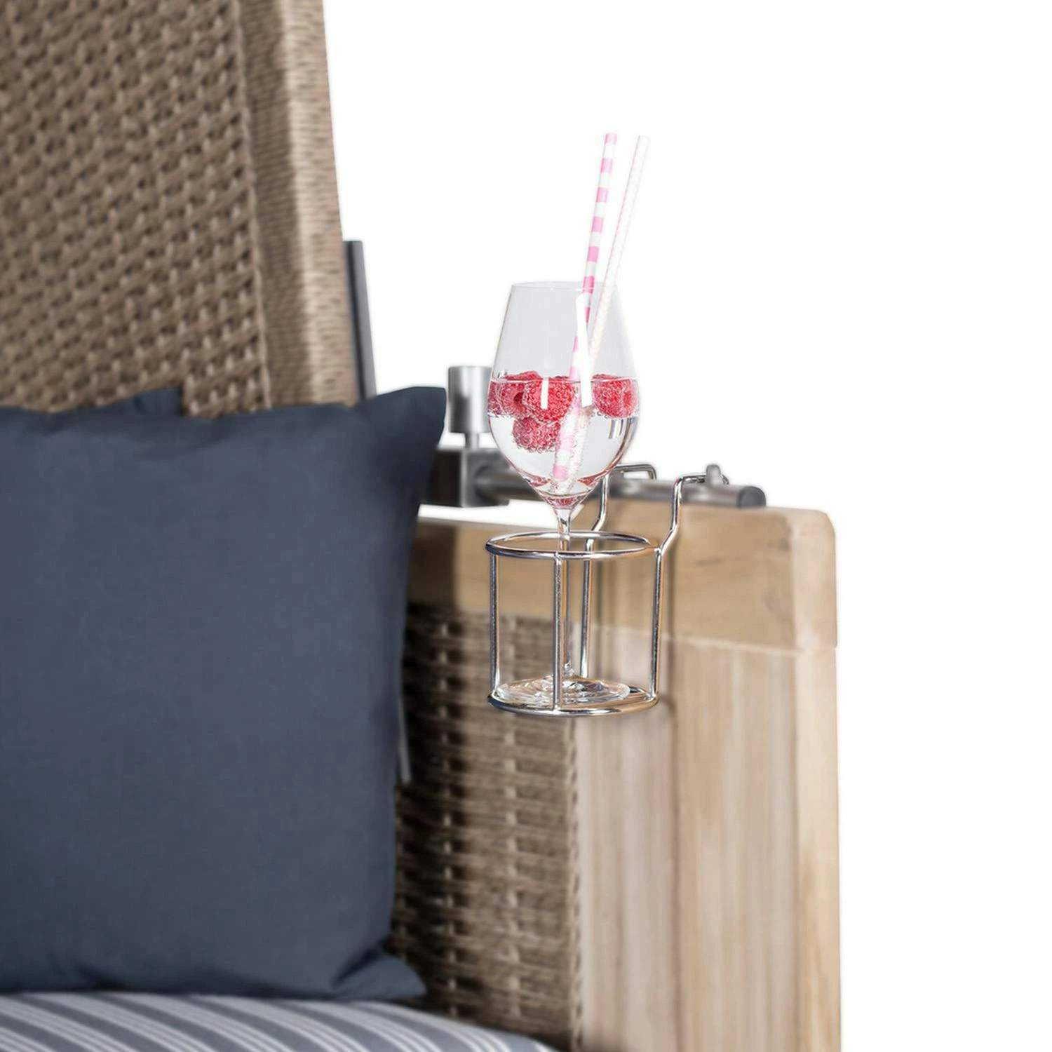 Strandkorb Komplettset - Bene Living - Schaalsee Mahagoni - PE Grau - Modell 534 - Inkl. Liftersystem 8 Strandkorb Komplettset - Bene Living - Schaalsee Mahagoni - PE Grau - Modell 534 - Inkl. Liftersystem - Image 6