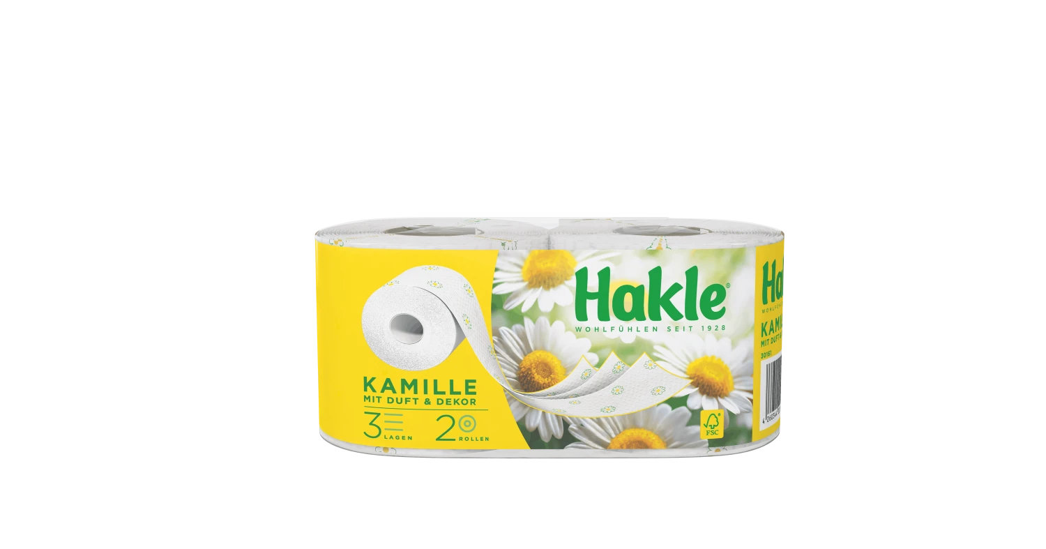 Hakle Toilettenpapier Kamille (3-lagig, 16 Rollen) 4 Hakle Toilettenpapier Kamille (3-lagig, 16 Rollen) - Image 2