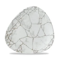 Studio Prints Kintsuki Agate Grey Line Dreieckiger Teller 22,9cm (12 Stück) Von CHEFGASTRO -Küche Produkte Geschäft 2d70f416 31bd 439f b047 32ec4bb47889