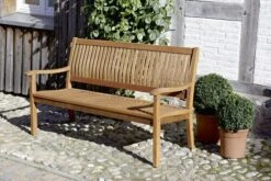 Tarrington House Bank Bolton, FSC Eukalyptus-Holz, 160 X 69 X 88 Cm, 3-Sitzer, Wetterfest, Braun -Küche Produkte Geschäft 2ee51bbf 419b 4d64 91a9 42d4e8ead2c9