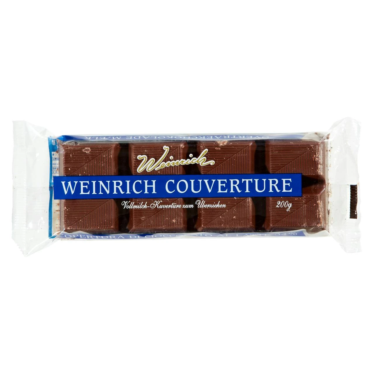 Weinrich Küvertüre Vollmilch 35 % Kakao (200 G) 4 Weinrich Küvertüre Vollmilch 35 % Kakao (200 G) - Image 2