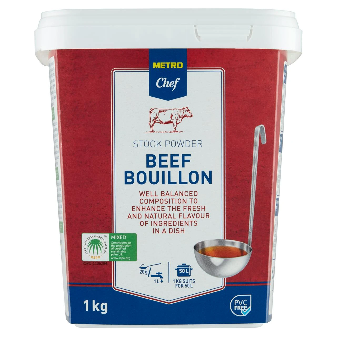 Metro Chef Rindbouillon Pulver (1kg) 4 Metro Chef Rindbouillon Pulver (1kg) - Image 2