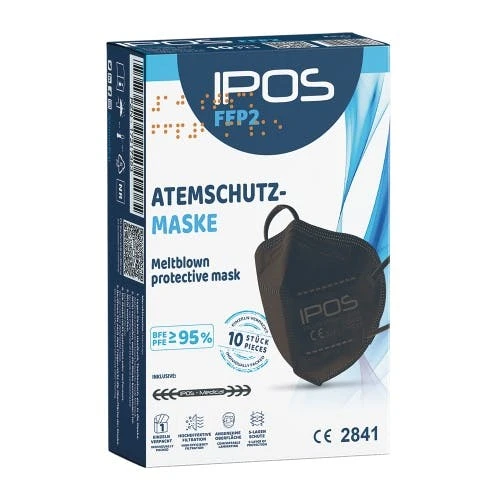IPOS FFP2-Masken WEISS Einzelverpackt (10er Box) 6 IPOS FFP2-Masken WEISS Einzelverpackt (10er Box) - Image 4