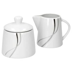 Kombiservice Silver Night 62tlg. Weiß Porzellan Für 6 Personen -Küche Produkte Geschäft 471e7a95 4746 49f2 9031 9f2ef323db13