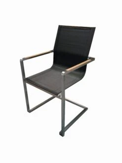 METRO Professional Stuhl, Edelstahl / Textilehne / FSC Teakholz, 55 X 56 X 85 Cm, Mit Armlehnen, Stapelbar, Schwarz 11 METRO Professional Stuhl, Edelstahl / Textilehne / FSC Teakholz, 55 X 56 X 85 Cm, Mit Armlehnen, Stapelbar, Schwarz -Küche Produkte Geschäft 5039ea00 99d8 4093 ba0d 29883f36b37f