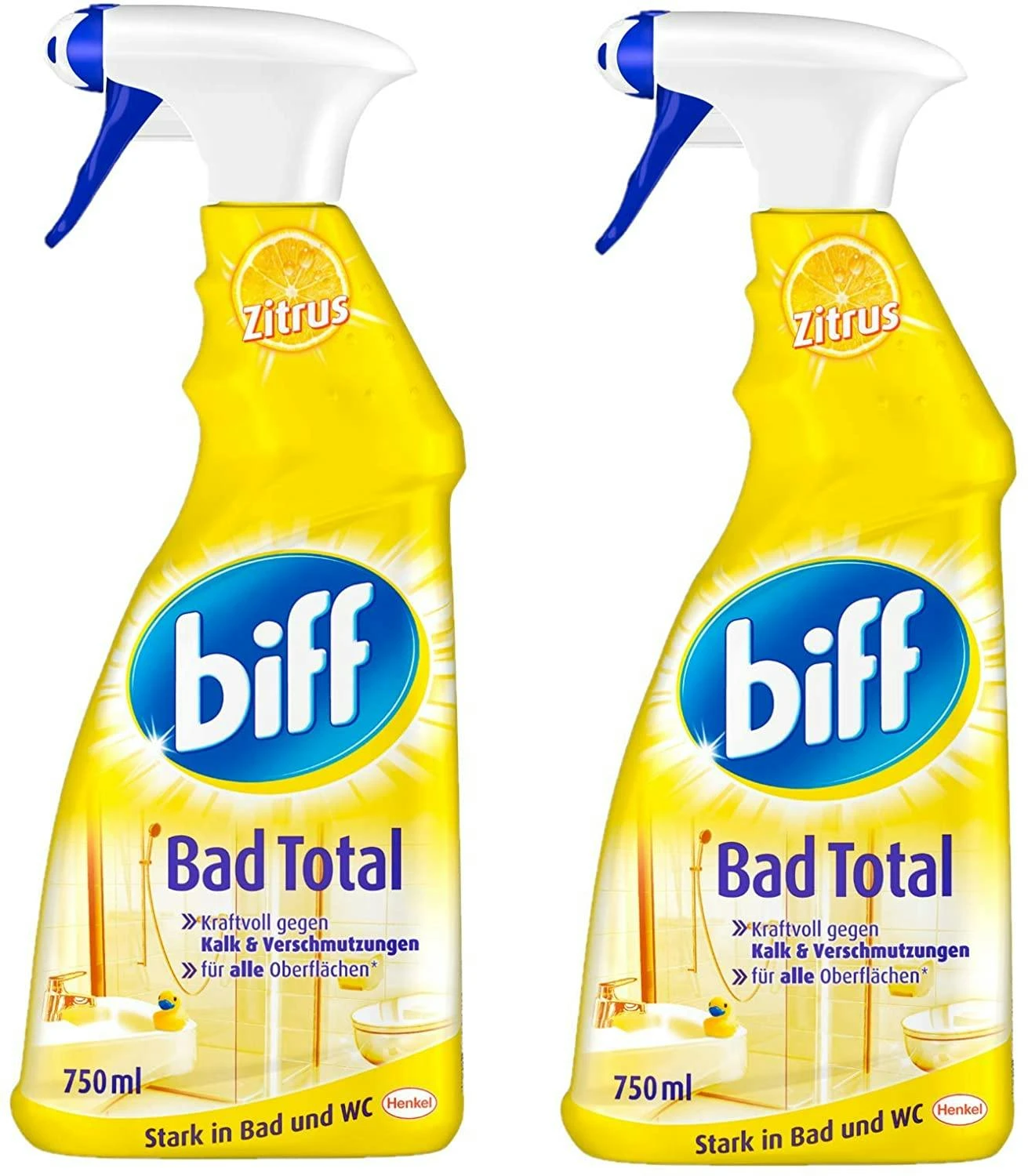 Biff Pro Nature Badreiniger Bad Reiniger Badezimmer Sprühflasche 2x750 Ml 4 Biff Pro Nature Badreiniger Bad Reiniger Badezimmer Sprühflasche 2x750 Ml - Image 2