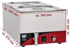 Beeketal Speisenwärmer Wasserbad Bain Marie BBM-2 -Küche Produkte Geschäft 5f5192e1 8c37 4394 97e3 aa9ad4c88dbd