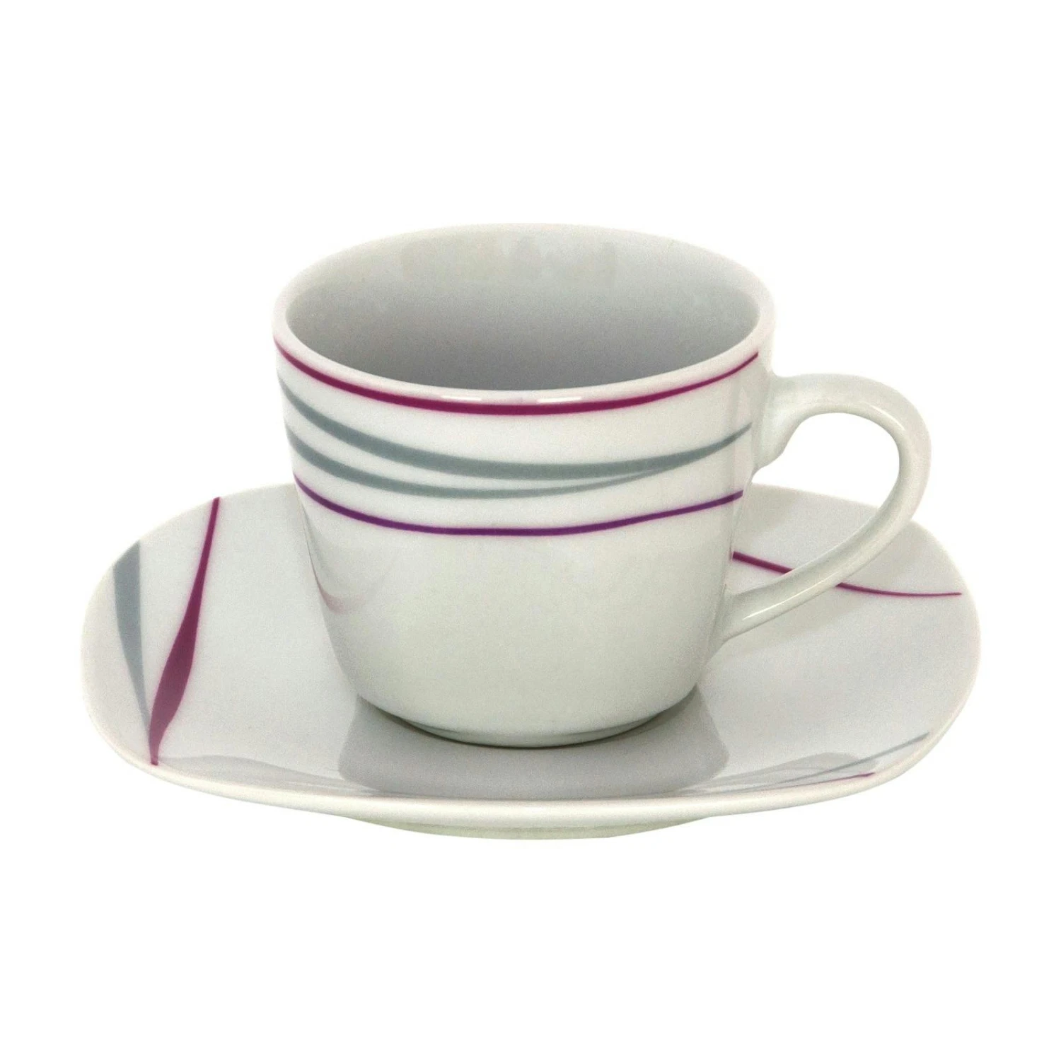 6er Set Kaffeetasse 18cl Mit Kaffeeuntertasse 14,5cm Atrium 6 6er Set Kaffeetasse 18cl Mit Kaffeeuntertasse 14,5cm Atrium - Image 4