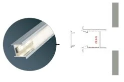 Paulmann LED Strip Einbauprofil Deep 2m Alu Eloxiert#Satin 70861 11 Paulmann LED Strip Einbauprofil Deep 2m Alu Eloxiert#Satin 70861 -Küche Produkte Geschäft 69d4ed19 7daa 449d ab44 c0d17c775b79