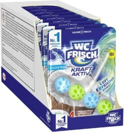 WC-Frisch Kraft Aktiv Duftspüler Coconut Water 10x50g WC Reiniger Reinigung