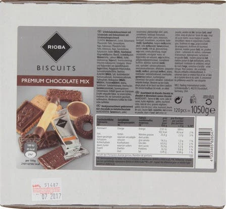 Rioba Kekse Premium Chocolate Mix 120 Portionen (1,08 Kg) 9 Rioba Kekse Premium Chocolate Mix 120 Portionen (1,08 Kg) - Image 7