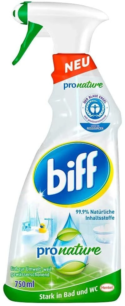 Biff Pro Nature Badreiniger Bad Reiniger Badezimmer Sprühflasche 2x750 Ml 6 Biff Pro Nature Badreiniger Bad Reiniger Badezimmer Sprühflasche 2x750 Ml - Image 4
