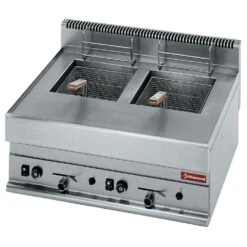 Gastro Gas-Fritteuse Zwei Becken Tischgerät Fritteuse Je 8 L Kapazität -Küche Produkte Geschäft 7018b7fe bb64 478b b127 7c5806e7bf27