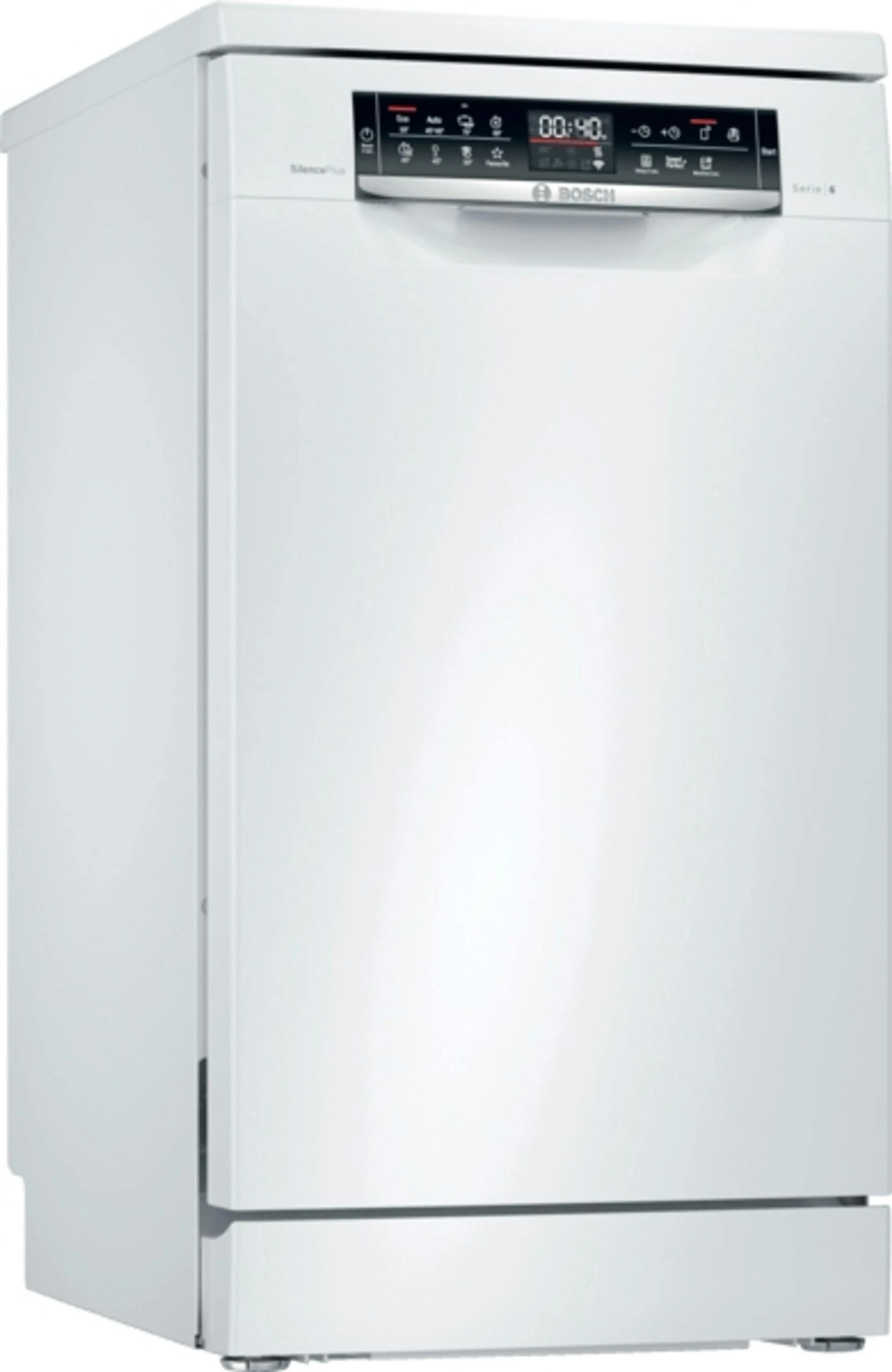 Bosch Serie 6, Freistehender Geschirrspüler, Weiß, SPS6EMW23E, 45 Cm Breit, 85 Cm Hoch 3 Bosch Serie 6, Freistehender Geschirrspüler, Weiß, SPS6EMW23E, 45 Cm Breit, 85 Cm Hoch