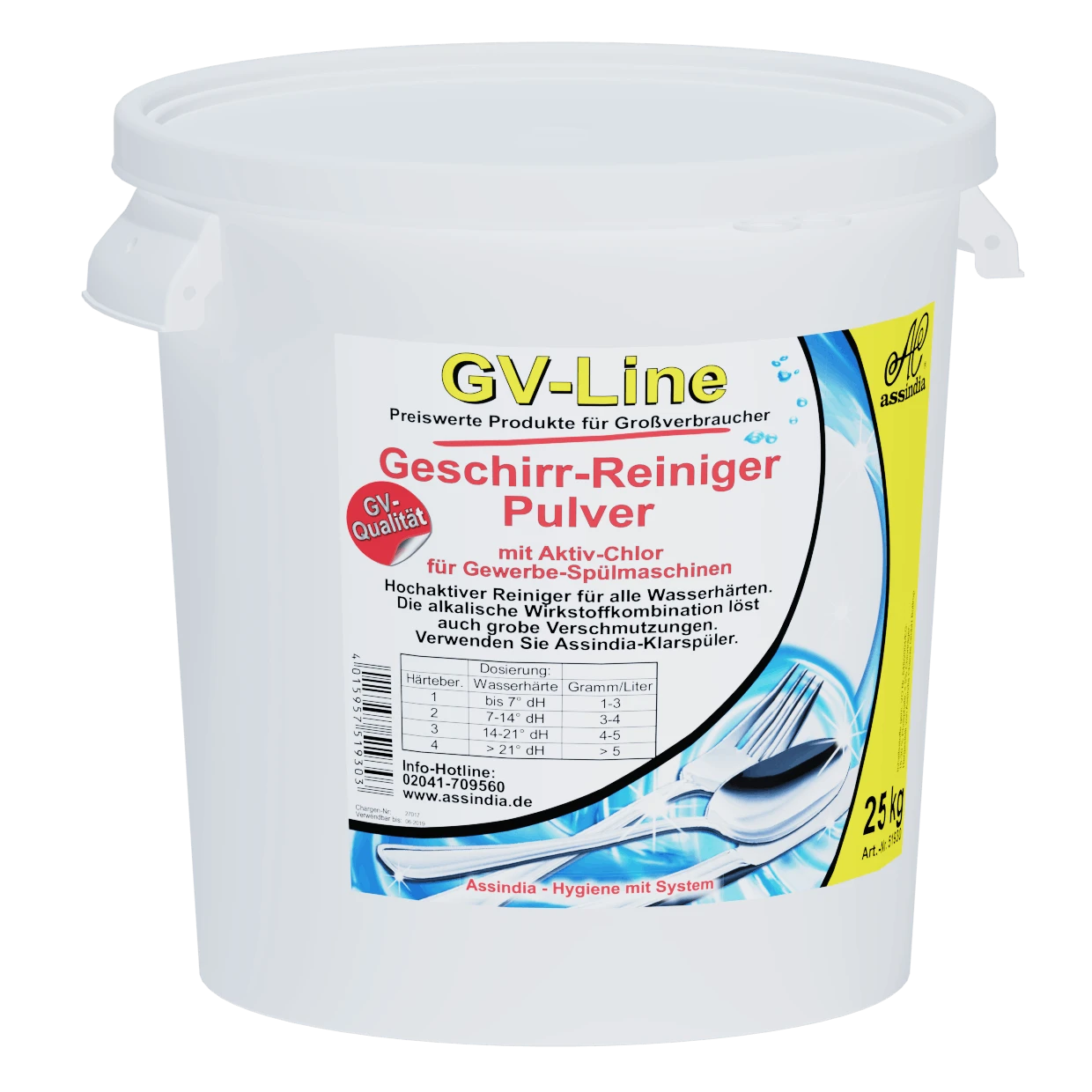 HAKA Geschirr-Reiniger Spülmaschine Pulver, 2kg 5 HAKA Geschirr-Reiniger Spülmaschine Pulver, 2kg - Image 3