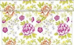 Sovie HOME Tischläufer Johanna Aus Linclass® Airlaid 40 Cm X 4,80 M, 1 Stück - Rosen Blumen Frühling Sommer -Küche Produkte Geschäft 79caf760 ee85 475a 893d fc85df1dcedf 1