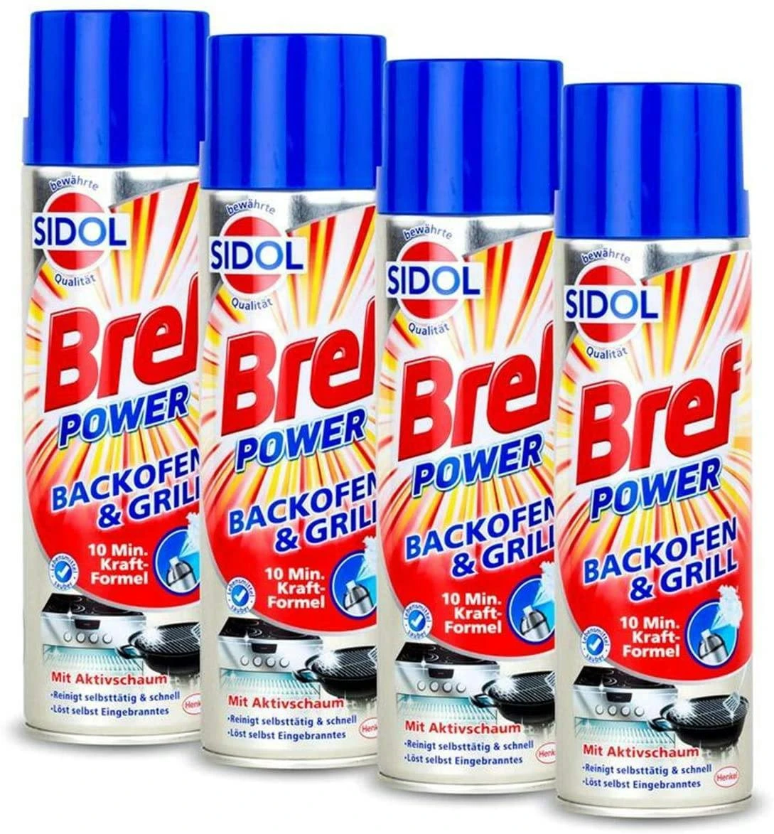 Bref Power Gegen Fett & Eingebranntes 4er Pack Fettlöser 4x750 Ml Sprühflasche 9 Bref Power Gegen Fett & Eingebranntes 4er Pack Fettlöser 4x750 Ml Sprühflasche – Bild 7