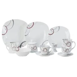 Kombiservice Silver Night 62tlg. Weiß Porzellan Für 6 Personen -Küche Produkte Geschäft 7dc29c8d 94ab 4d6a 8489 e3b98597aacf 1