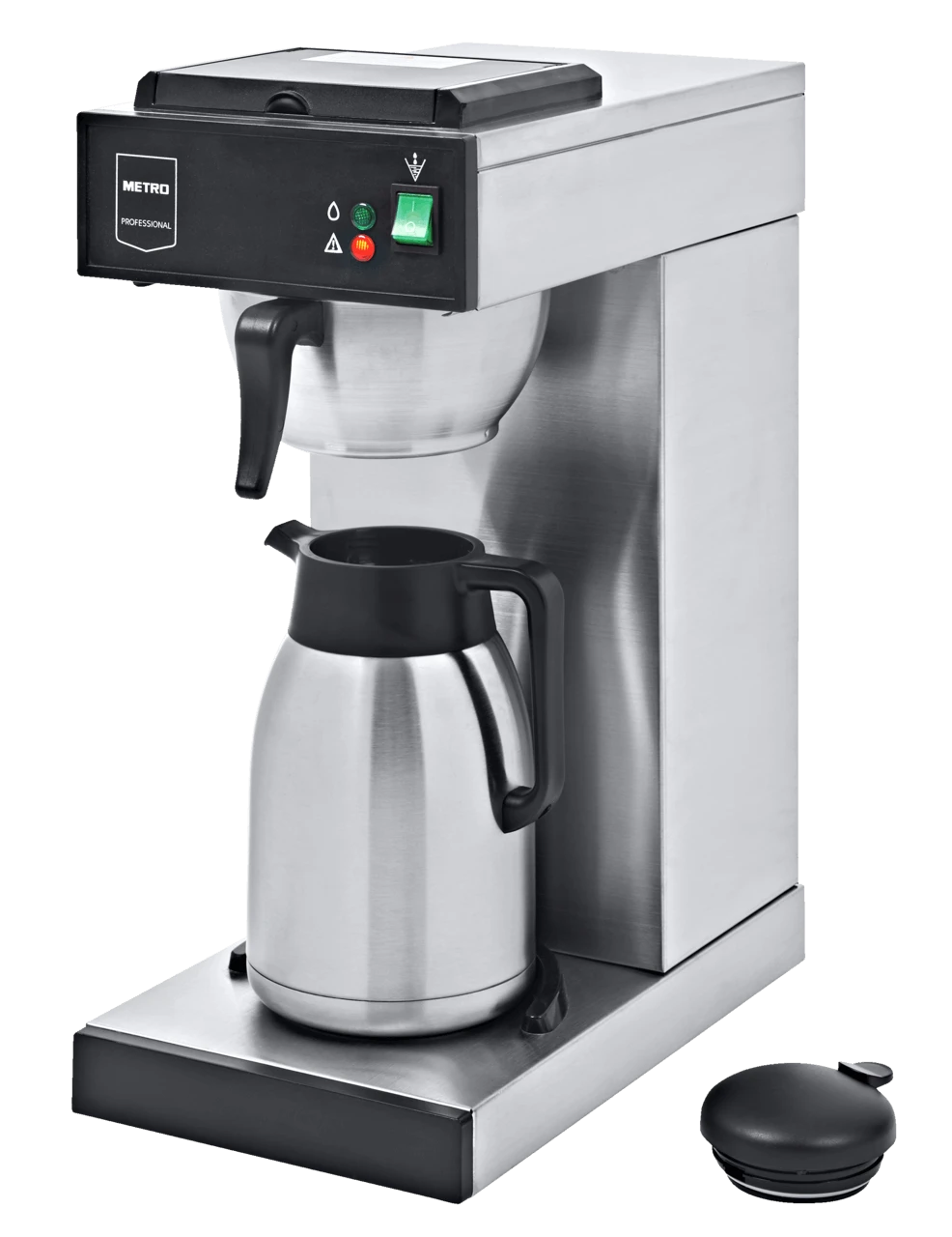 METRO Professional Kaffeemaschine GCT2001, Edelstahl, 21.5x41.5x52 Cm, 2.3L (Wassertank), Mit Thermoskanne, Temperaturbereich: 30-98°C, Silber 3 METRO Professional Kaffeemaschine GCT2001, Edelstahl, 21.5x41.5x52 Cm, 2.3L (Wassertank), Mit Thermoskanne, Temperaturbereich: 30-98°C, Silber