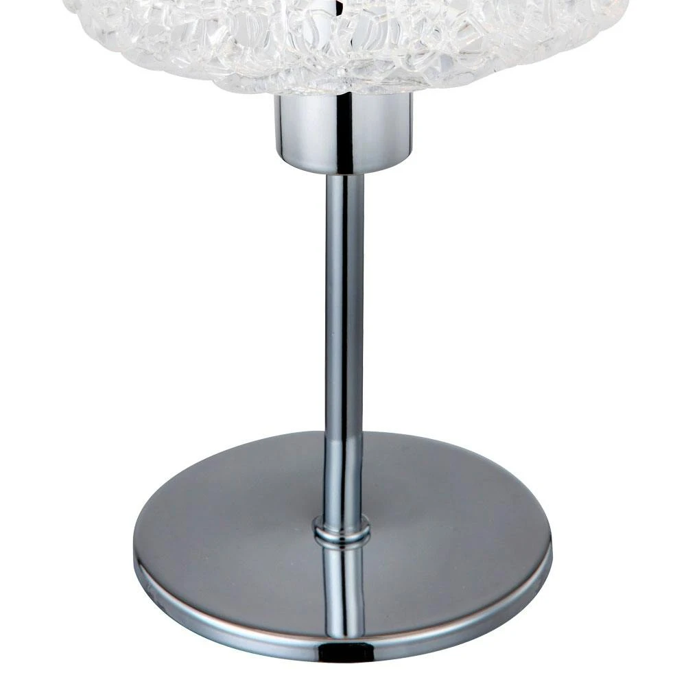 Nacht Tisch Leuchte Geflecht Beistell Lese Wohn Zimmer Beleuchtung Chrom Lampe Globo 24696 9 Nacht Tisch Leuchte Geflecht Beistell Lese Wohn Zimmer Beleuchtung Chrom Lampe Globo 24696 - Image 7