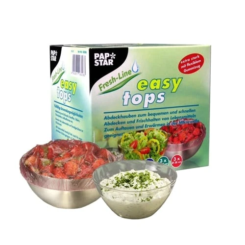 PAPSTAR 10 Abdeckhauben Farbig Sortiert "Easy Tops" 3 PAPSTAR 10 Abdeckhauben Farbig Sortiert "Easy Tops"