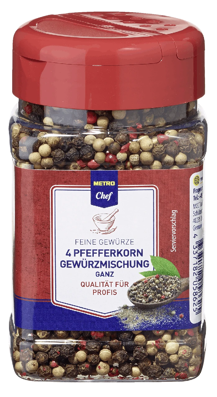 METRO Chef 4 Pfeffer Gewürzmischung Ganz (150 G) 3 METRO Chef 4 Pfeffer Gewürzmischung Ganz (150 G)
