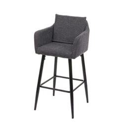 Barhocker HWC-H93, Barstuhl Tresenhocker, Fußablage Metall ~ Stoff/Textil Hellgrau 11 Barhocker HWC-H93, Barstuhl Tresenhocker, Fußablage Metall ~ Stoff/Textil Hellgrau -Küche Produkte Geschäft 931779e0 f722 417d 9283 88d9c88c494b