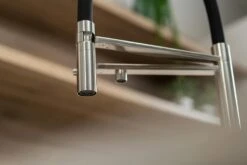 3 Wege Wasserhahn Küchenarmatur Spültischmischer, Edelstahl Massiv, 360° Schwenkbarem Schwarz Auslauf, Abnehmbare 2 Strahl Handbrause, Gebürstet -Küche Produkte Geschäft 9593b776 5c6d 4f3f 8464 4c8d4b760733