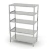 Edelstahl Gastro-Lagerregal Mit 5 Verstellbaren (perforierten) Ablagefächern | AISI 430 Qualität | HxBxT 180x140x40 2 Edelstahl Gastro-Lagerregal Mit 5 Verstellbaren (perforierten) Ablagefächern | AISI 430 Qualität | HxBxT 180x140x40 -Küche Produkte Geschäft 97aeddd6 c6be 4ab4 ae4f 4942271b38b9