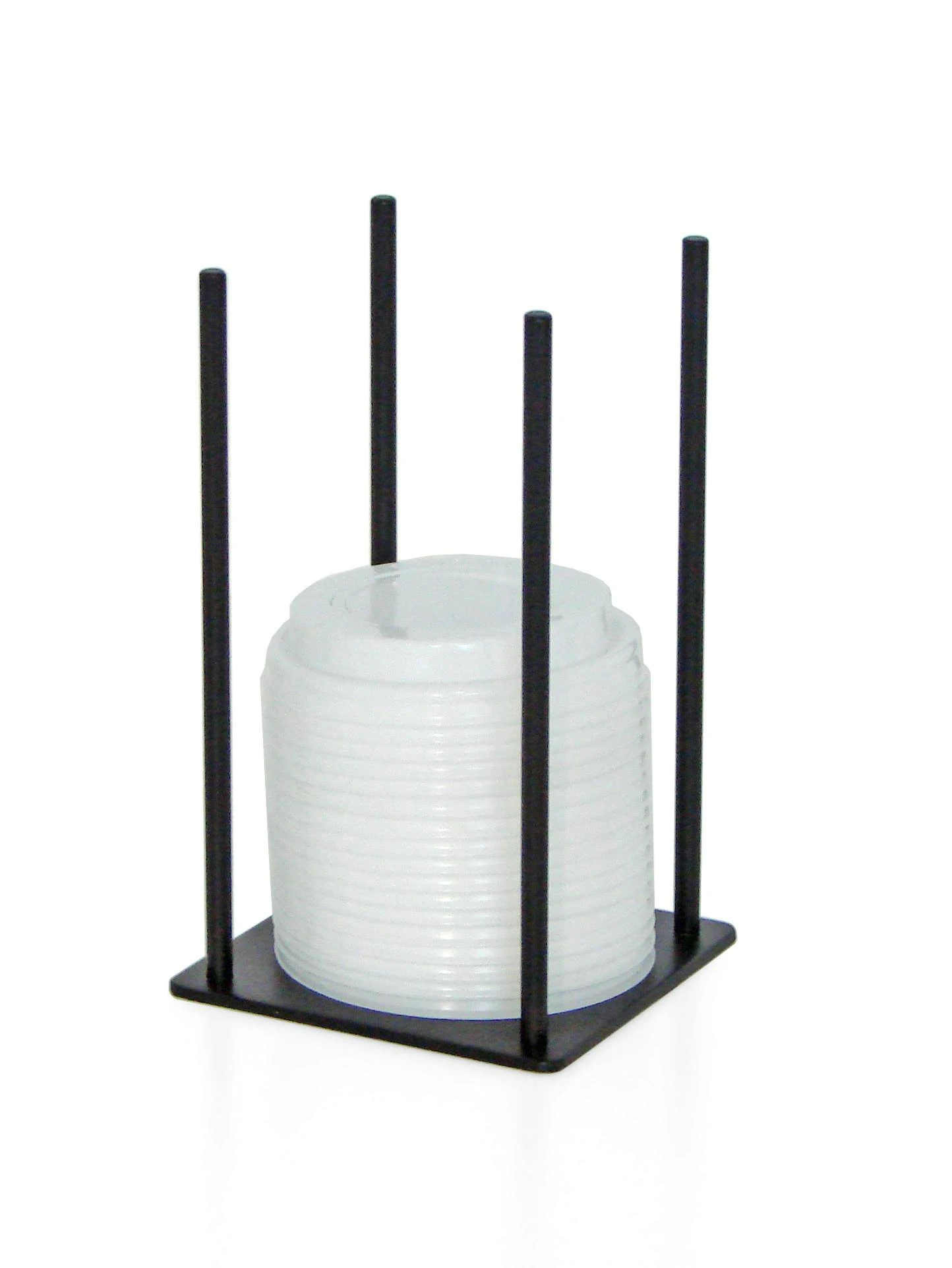 DD 130BK - Deckelspender 1 Fach Schwarz 3 DD 130BK - Deckelspender 1 Fach Schwarz