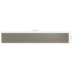 VidaXL Balkon-Sichtschutz Taupe 90x600 Cm Oxford-Gewebe 14 VidaXL Balkon-Sichtschutz Taupe 90x600 Cm Oxford-Gewebe -Küche Produkte Geschäft 98f389c6 cc0e 49e7 8e8a 82659e4d84ac