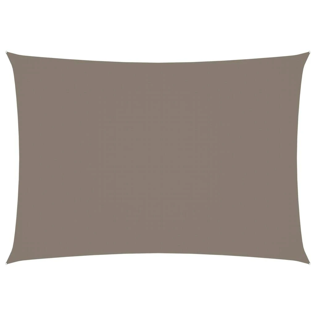 VidaXL Sonnensegel Oxford-Gewebe Rechteckig 3x4 M Taupe 2 VidaXL Sonnensegel Oxford-Gewebe Rechteckig 3x4 M Taupe