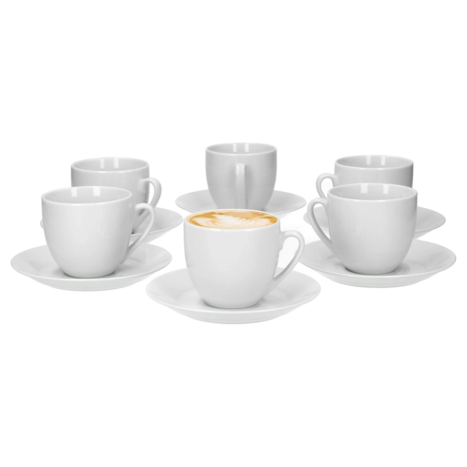 6er Set Kaffeetasse Mit Untertasse Classico 6 6er Set Kaffeetasse Mit Untertasse Classico - Image 4