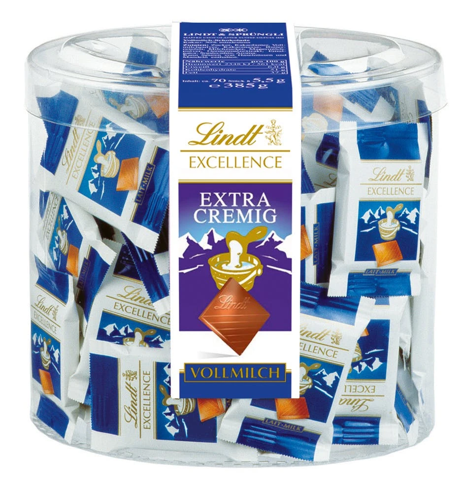 Lindt Excellence 70% Mini 70 Täfelchen X 5,5 G (385 G) 4 Lindt Excellence 70% Mini 70 Täfelchen X 5,5 G (385 G) - Image 2