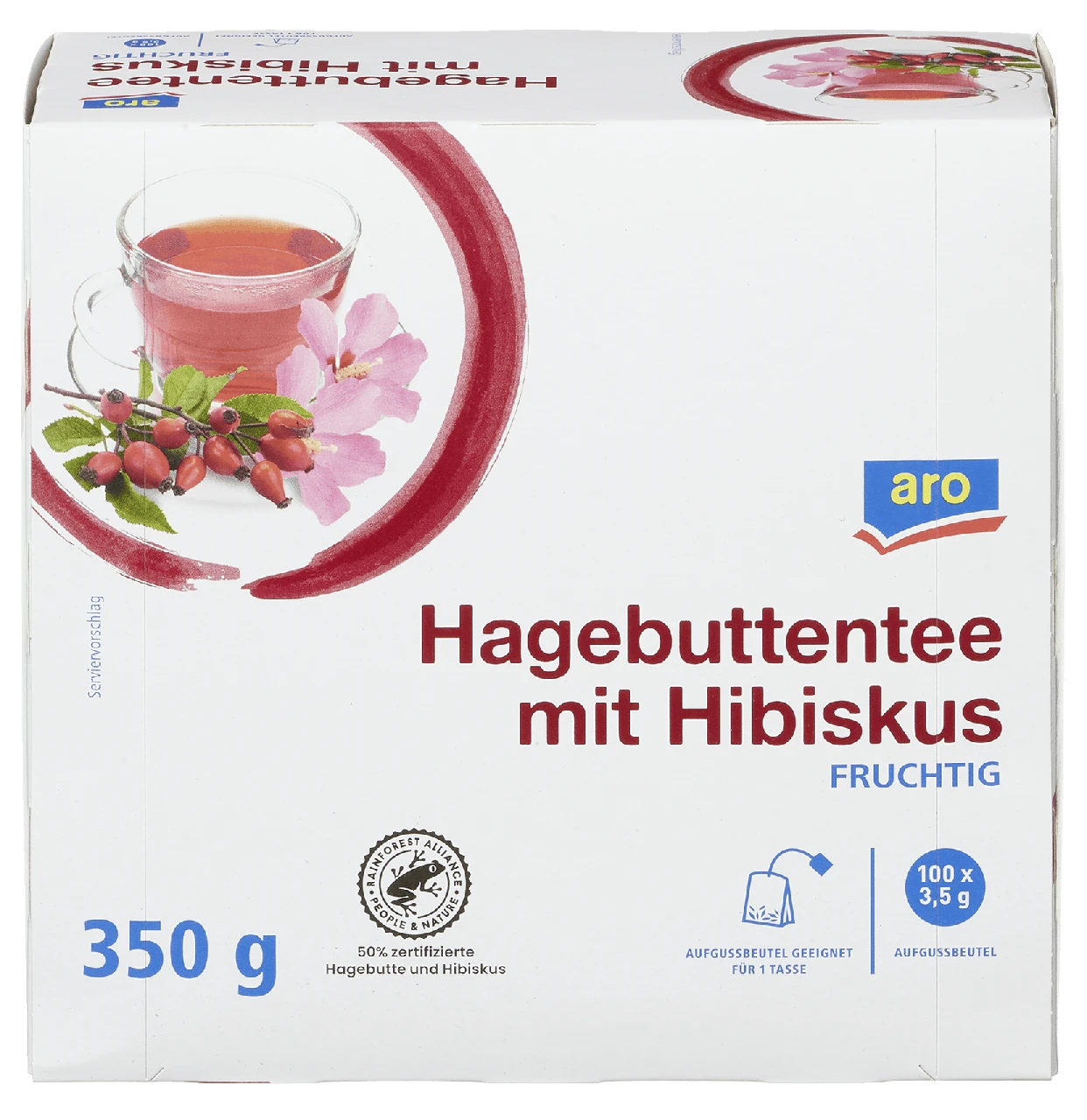 Aro Tee Hagebutte 100 Beutel X 3,5 G (350 G) 3 Aro Tee Hagebutte 100 Beutel X 3,5 G (350 G)