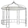 VidaXL Pavillon 300 X 290 Cm Weiß Rund 2 VidaXL Pavillon 300 X 290 Cm Weiß Rund -Küche Produkte Geschäft ad127e3b 01c7 4997 bf5a fd56e7d4bd3d
