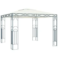 VidaXL Pavillon 300 X 290 Cm Weiß Rund 12 VidaXL Pavillon 300 X 290 Cm Weiß Rund -Küche Produkte Geschäft ae622ca6 2c65 4758 904a 8f098620bca8