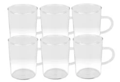 24er Set Teeglas Ceylon 220ml - Klassische Teetasse Aus Hitzebeständigem Glas Mit Henkel -Küche Produkte Geschäft af837608 b410 41c7 b4a7 dc7ec51b9748